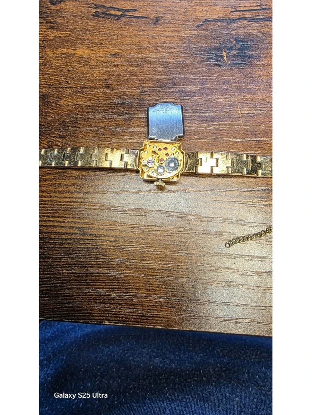 Vintage Bulova Gold Tone Mechanical Women's Wristwatch